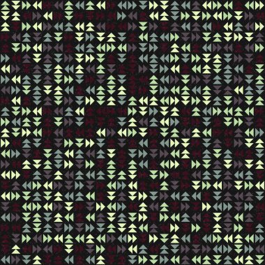 Soyut Geometrik Desen üretken hesaplama sanatı çizimi