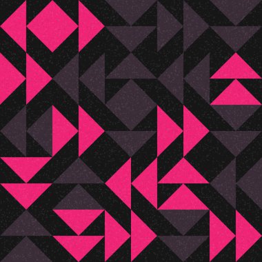 Soyut Geometrik Desen, üretken hesaplama sanatı çizimi 