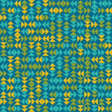 Soyut Geometrik Desen, üretken hesaplama sanatı çizimi 