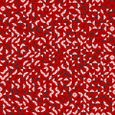 Soyut Geometrik Desen, üretken hesaplama sanatı çizimi 