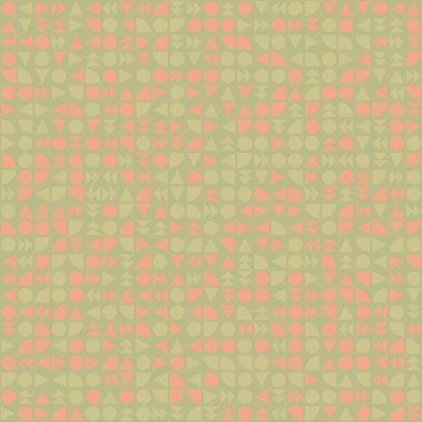 Soyut Geometrik Desen, üretken hesaplama sanatı çizimi 