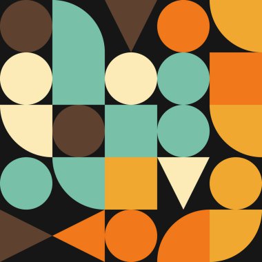 Soyut Geometrik Desen üretken hesaplama sanatı çizimi