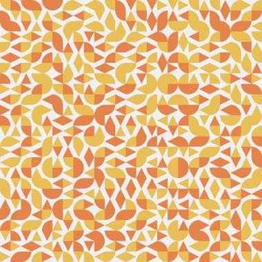 Soyut Geometrik Desen, üretken hesaplama sanatı çizimi 