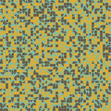 Soyut Geometrik Desen üretken hesaplama sanatı çizimi