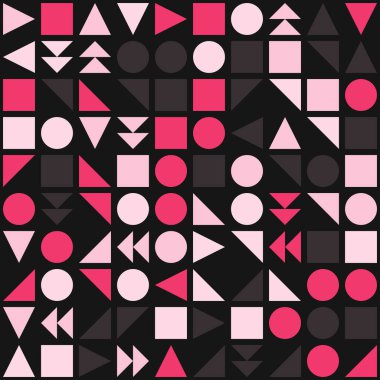 Soyut Geometrik Desen üretken hesaplama sanatı çizimi