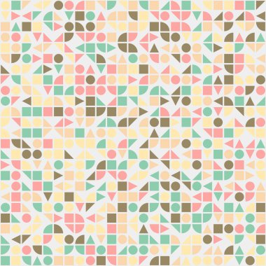 Soyut Geometrik Desen, Dijital Duvar Kağıdı