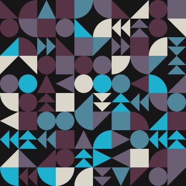 Soyut Geometrik Desen, Dijital Duvar Kağıdı