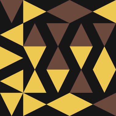 Soyut Geometrik Desen, üretken hesaplama sanatı çizimi 