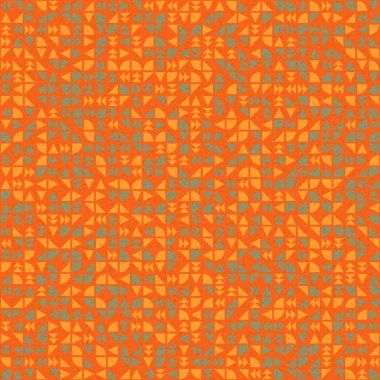 Soyut Geometrik Desen, üretken hesaplama sanatı çizimi 