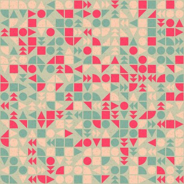 Soyut Geometrik Desen, Dijital Duvar Kağıdı