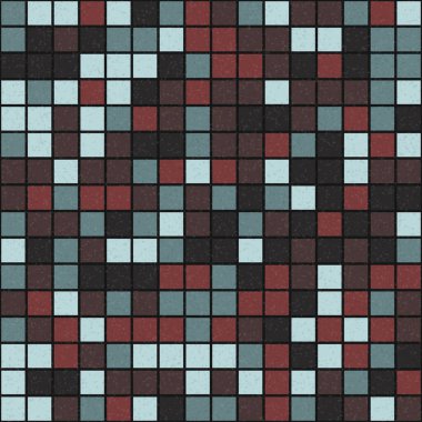 Soyut Geometrik Desen, üretken hesaplama sanatı çizimi 