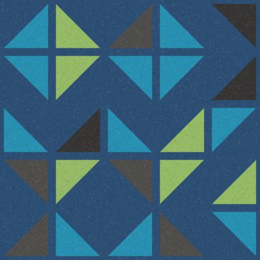 Soyut Geometrik Desen, üretken hesaplama sanatı çizimi 