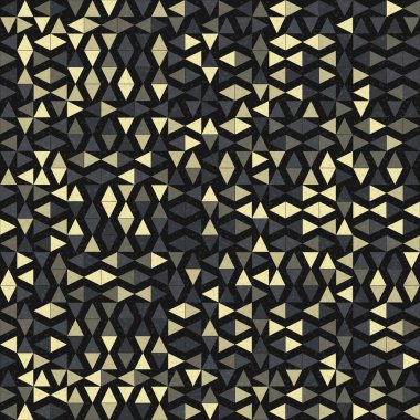 Soyut Geometrik Desen, üretken hesaplama sanatı çizimi 