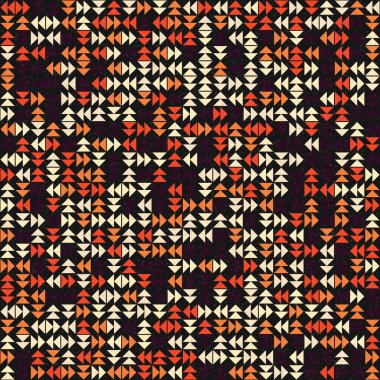 Soyut Geometrik Desen, üretken hesaplama sanatı çizimi 