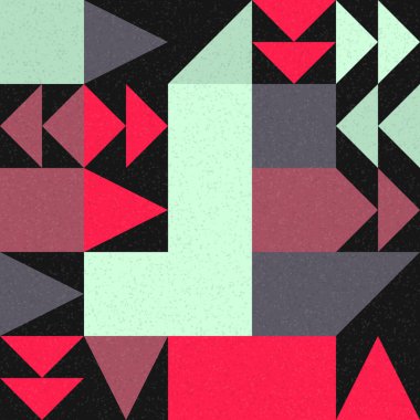 Soyut Geometrik Desen, Dijital Duvar Kağıdı