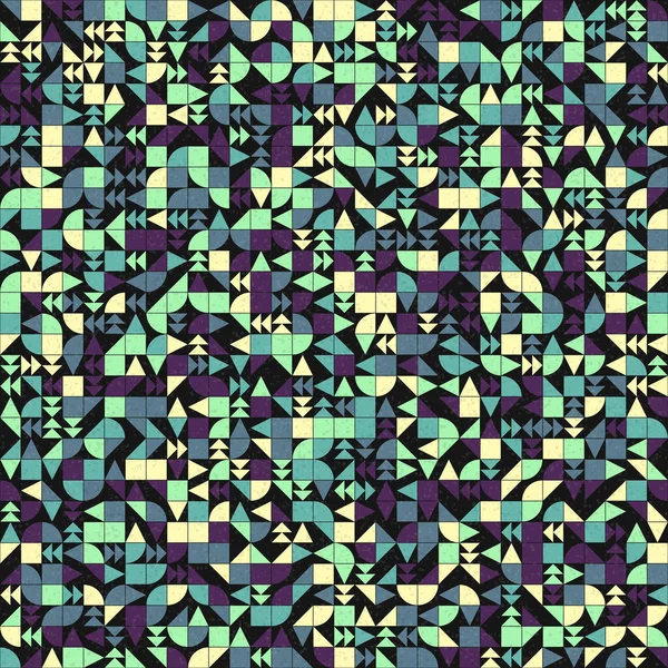 Soyut Geometrik Desen, üretken hesaplama sanatı çizimi 