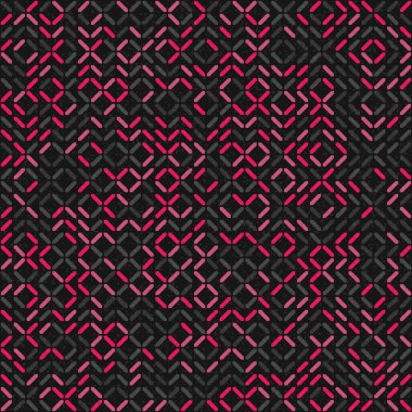 Soyut Geometrik Desen üretken hesaplama sanatı çizimi