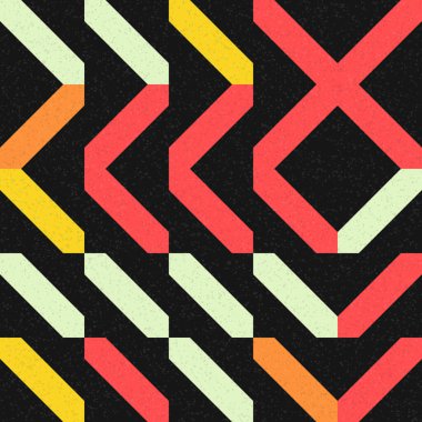 Soyut Geometrik Desen üretken hesaplama sanatı çizimi