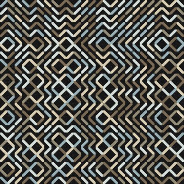 Soyut Geometrik Desen üretken hesaplama sanatı çizimi