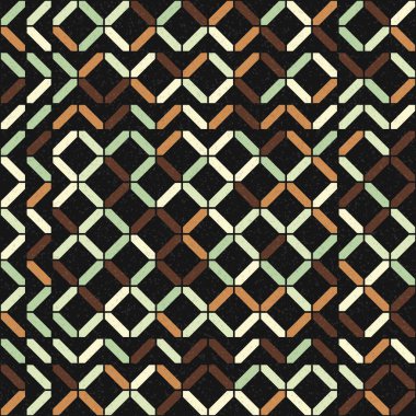 Soyut Geometrik Desen, hesaplama sanatı çizimi