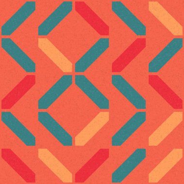 Soyut Geometrik Desen üretken hesaplama sanatı çizimi