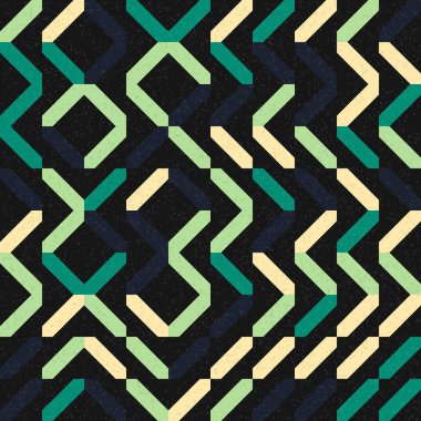 Soyut Geometrik Desen, hesaplama sanatı çizimi