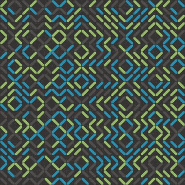 Soyut Geometrik Desen üretken hesaplama sanatı çizimi