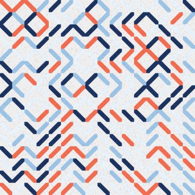 Soyut Geometrik Desen, hesaplama sanatı çizimi