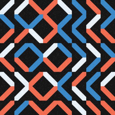 Soyut Geometrik Desen, hesaplama sanatı çizimi