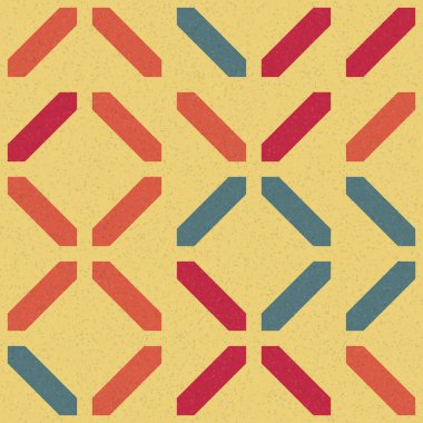 Soyut Geometrik Desen, hesaplama sanatı çizimi