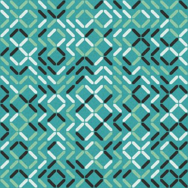 Soyut Geometrik Desen üretken hesaplama sanatı çizimi