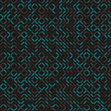 Soyut Geometrik Desen üretken hesaplama sanatı çizimi