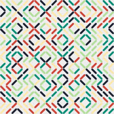 Soyut Geometrik Desen üretken hesaplama sanatı çizimi