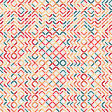 Soyut Geometrik Desen, hesaplama sanatı çizimi