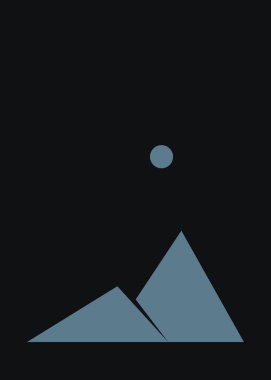 Geometrik Dağlar manzarası, sanat afişi çizimi