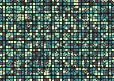 Soyut Geometrik Desen üretken hesaplama sanatı çizimi