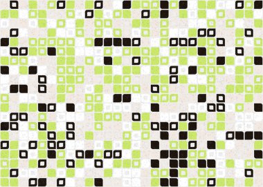 Soyut Geometrik Desen üretken hesaplama sanatı çizimi