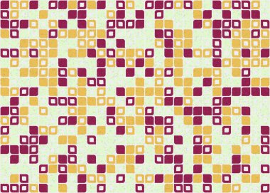 Soyut Geometrik Desen üretken hesaplama sanatı çizimi