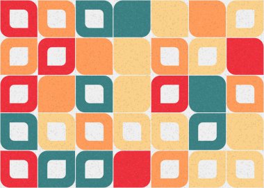 Soyut Geometrik Desen üretken hesaplama sanatı çizimi