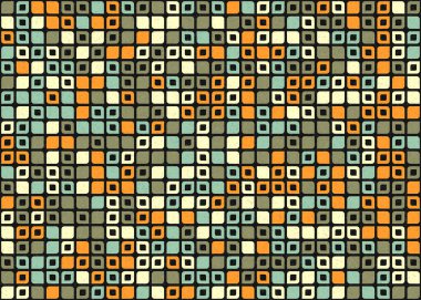 Soyut Geometrik Desen üretken hesaplama sanatı çizimi