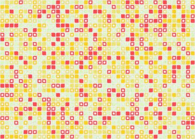 Soyut Geometrik Desen üretken hesaplama sanatı çizimi