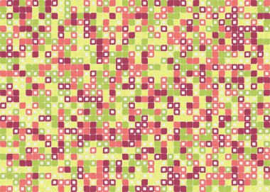 Soyut Geometrik Desen üretken hesaplama sanatı çizimi