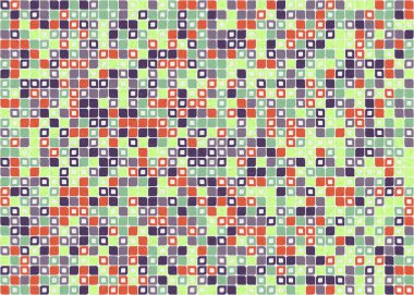 Soyut Geometrik Desen üretken hesaplama sanatı çizimi