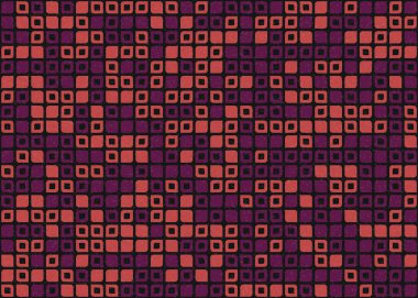 Soyut Geometrik Desen üretken hesaplama sanatı çizimi