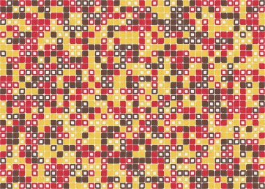 Soyut Geometrik Desen üretken hesaplama sanatı çizimi