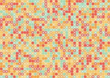 Soyut Geometrik Desen üretken hesaplama sanatı çizimi