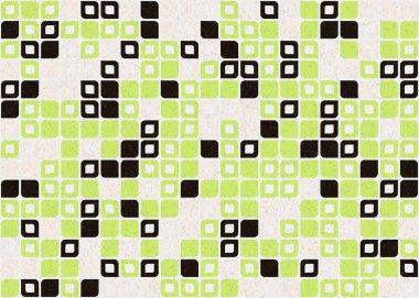 Soyut Geometrik Desen üretken hesaplama sanatı çizimi