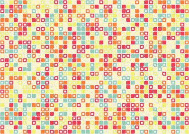 Soyut Geometrik Desen üretken hesaplama sanatı çizimi