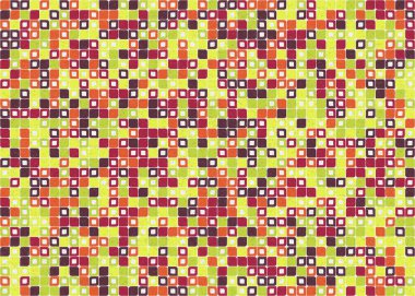 Soyut Geometrik Desen üretken hesaplama sanatı çizimi