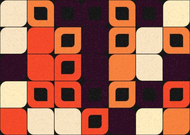 Soyut Geometrik Desen üretken hesaplama sanatı çizimi